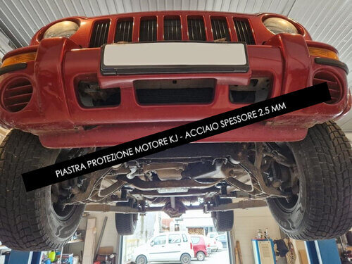 Piastra Protezione Motore Jeep Cherokee KJ – Acciaio - immagine 4